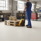 Premium 8mm Water-Resistant Tile Laminate Flooring with Real Stone Effect and High Durability for Modern Interiors