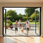Premium 10ft External Bifold Door Set with Double Glazing and Advanced UV Protection