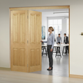 Premium Oak Regency Bifolding Doorset - Elegant Design with Multiple Configurations and Sizes