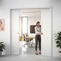 Premium Double Classic Wiring Ready Pocket Door System for Space-Saving Solutions with Easy Installation