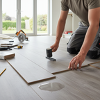 Premium 8mm Moisture Resistant Laminate Flooring - Stone Paved Look, Anti-Bacterial Coating, AC4 Rated for High Traffic Areas