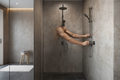 Premium Postformed Waterproof Wall Panelling with Stunning Gold Stone Effect, 2420 x 1200mm for Durable Design