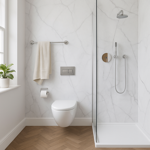 Modern Marble Wall Panelling 2420mm Matt Finish 100% Waterproof