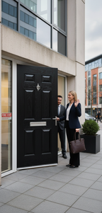 Premium External Fire Door Set with 30-Minute Fire Resistance and Versatile Color Options for Enhanced Security