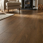 8mm Water-Resistant Laminate Flooring, 1285 x 190mm, 4V Bevel Edge - detail view