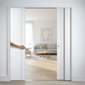 Premium Telescopic Pocket Door System with Wooden Jamb Kit and Adjustable Features for Elegant Interior Spaces