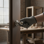 Premium Unsprung Large Mortice Knob on Concealed Rose - Comfortable Grip, Versatile Design, Fire Door Rated