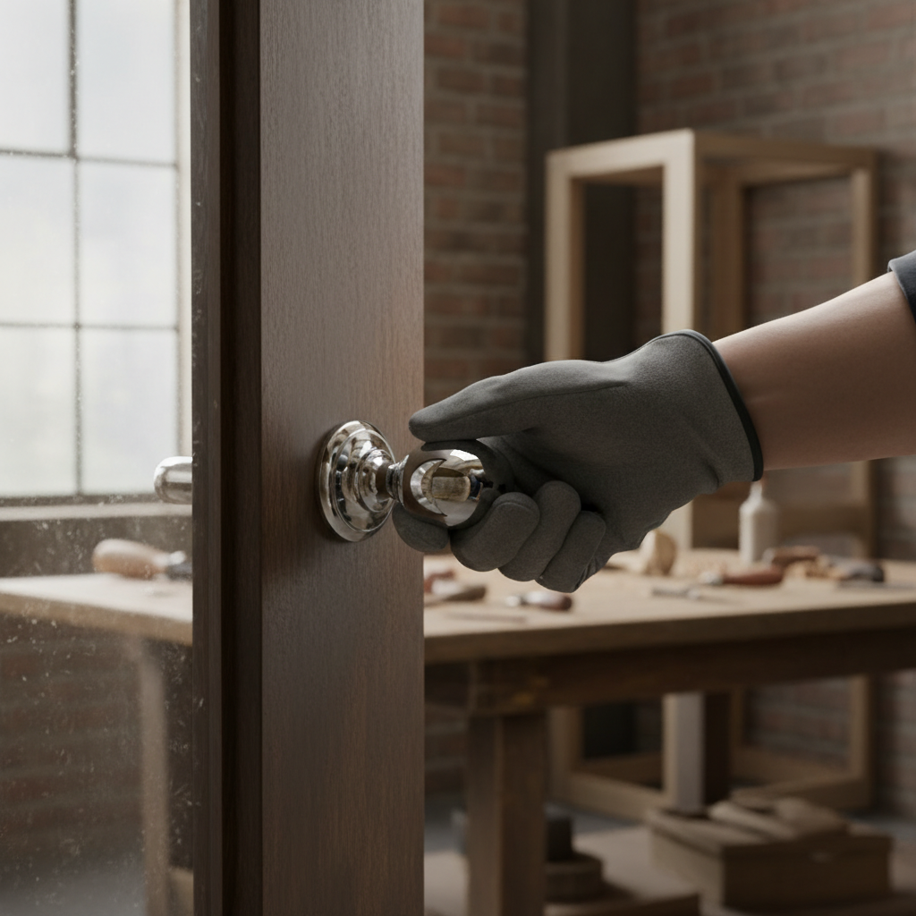 Premium Unsprung Large Mortice Knob on Concealed Rose - Comfortable Grip, Versatile Design, Fire Door Rated