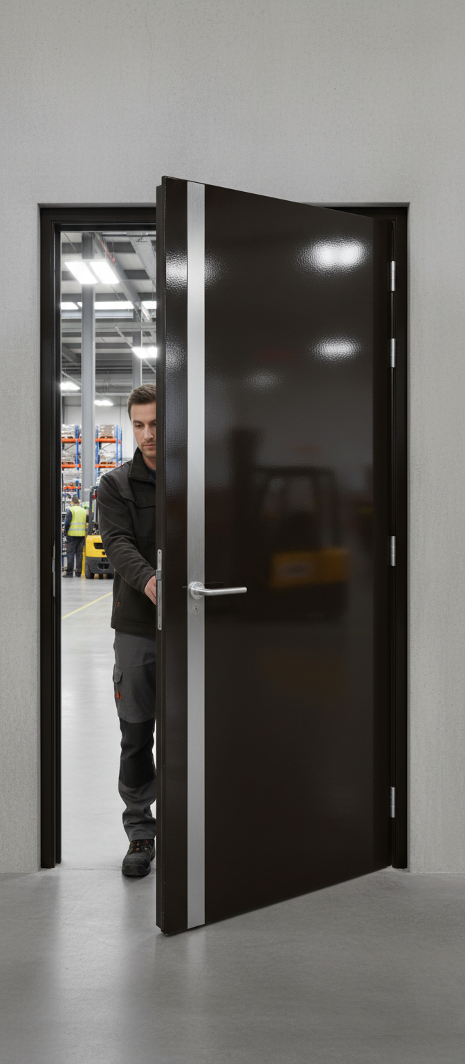 Premium High Gloss Fire Door - Bespoke Designer Door for Custom Sizes and Finishes