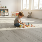 Premium 5mm Embossed Purecoat Rigid Core Vinyl Flooring - Durable Oak Effect with Water Resistance and IXPE Underlay for Comfort