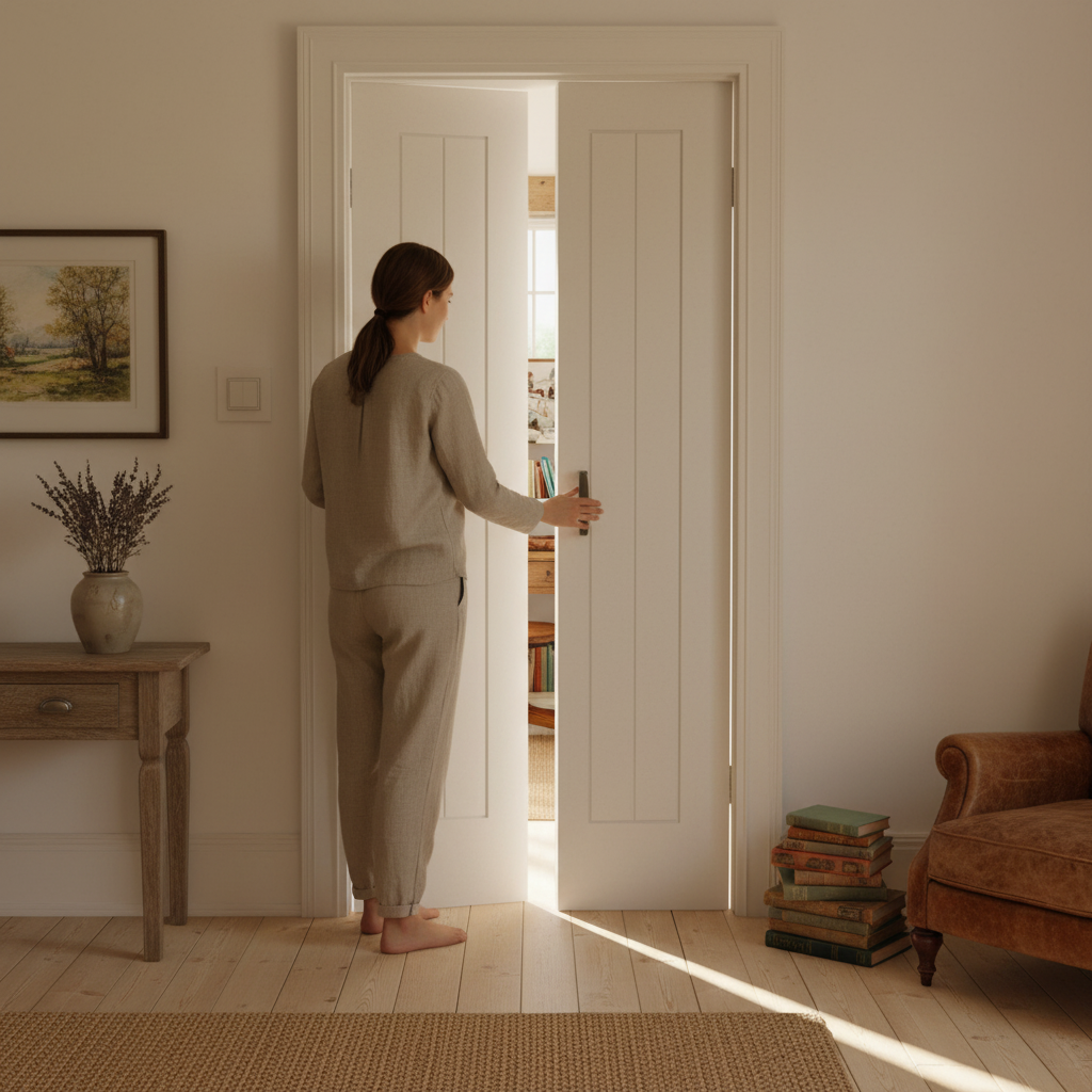 Premium Internal Primed Bi-fold Cottage Door with Semi-Solid Core and Double Coat Finish - Image 2