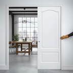 Premium Telescopic Pocket Door System with Wooden Jamb Kit, Adjustable Features, and 15-Year Guarantee for Modern Spaces