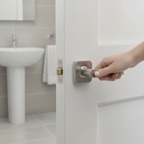 63mm (2.5'') CE Fire-Rated Bathroom Lock with Satin Chrome Finish and 10-Year Mechanical Guarantee - Image 2
