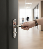 Premium Lilla Lever on Backplate - Sleek Design for Modern Interiors - High-Quality Professional Grade for Industrial and Commercial Applications