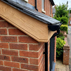 Unfinished Oak External Timber Weather Bar 915mm x 42mm x 48mm