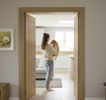 Premium Engineered Oak Double Door Lining - Perfect for 35mm or 40mm Thick Doors, 2.2m Length