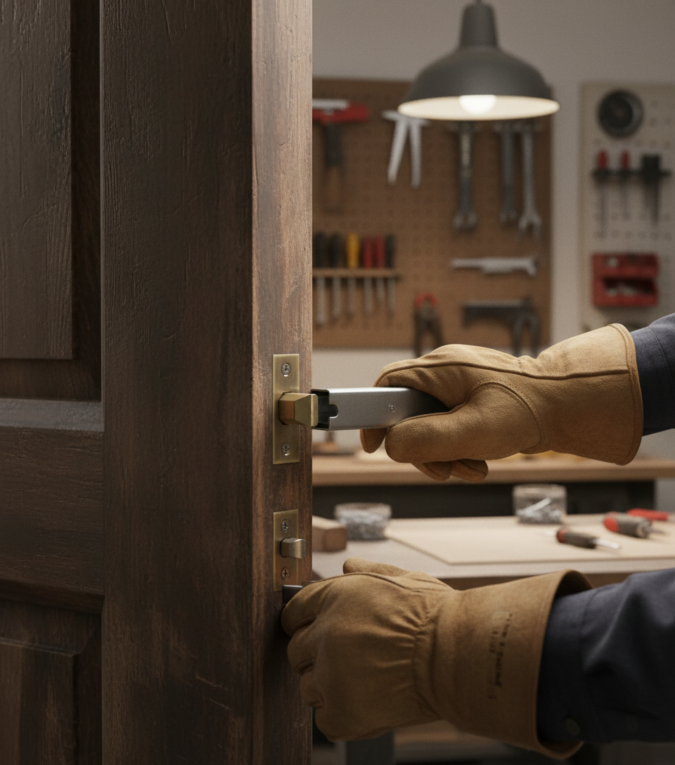 Premium Heavy Duty Door Latch 3 Inch for 35mm to 40mm Thick Interior Doors with Enhanced Strength for Un-Sprung Knobs