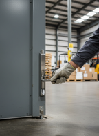 Premium Lever Action Flush Bolt for Door Security - Satin Chrome Finish with Ergonomic Design and 10-Year Guarantee