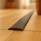 1m Dark Grey Laminate Door Profile for Seamless Adapting Solutions - detail view