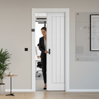 Fire Resistant Pocket Door Set with FD30 Rating, Modern Design, and Silent Operation for Home Safety - Image 2