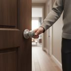 Premium Round Reeded Mortice Door Knob Set with Satin Chrome Finish - Durable and Elegant Design for Modern Interiors - Image 2