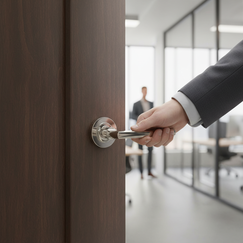 Premium Lever On Rose Door Handle with Concealed Fix and Fire Door Rating for Domestic and Commercial Use