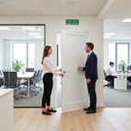 Premium Internal 1 Panel FD30 Fire Door with Solid Pine Core and MDF Face for Home Renovation Projects