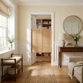 Internal Cafe Style Ranch Louvre Door Pair 28mm Clear Pine