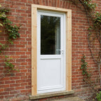 Garage Door Frame, External, Universal Fit, Unfinished Knotty Pine