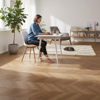 Premium 14mm Light Brushed Engineered Real Wood Flooring - Durable Oak Finish with Timeless Design for Any Living Space