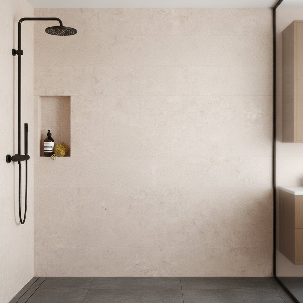 Premium Waterproof Wall Panelling 800 x 400mm - Lustre Stone Finish for Modern Interiors