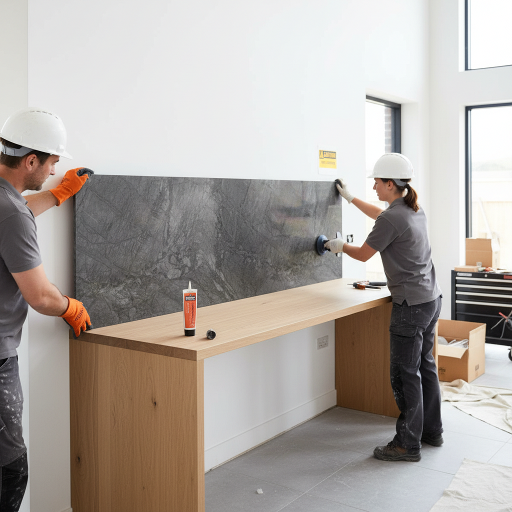 Premium Compact Laminate Upstand 3065mm - Durable, Sleek Design for Kitchen and Bathroom Spaces