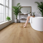 Premium 2mm UV Coated Luxury Vinyl Flooring with Oak Effect - Durable and Waterproof for Home and Commercial Use