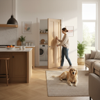 Premium Internal Fire Door with Real Oak Veneer, Engineered Strength, and 30 Minutes Fire Rating - Multiple Sizes Available