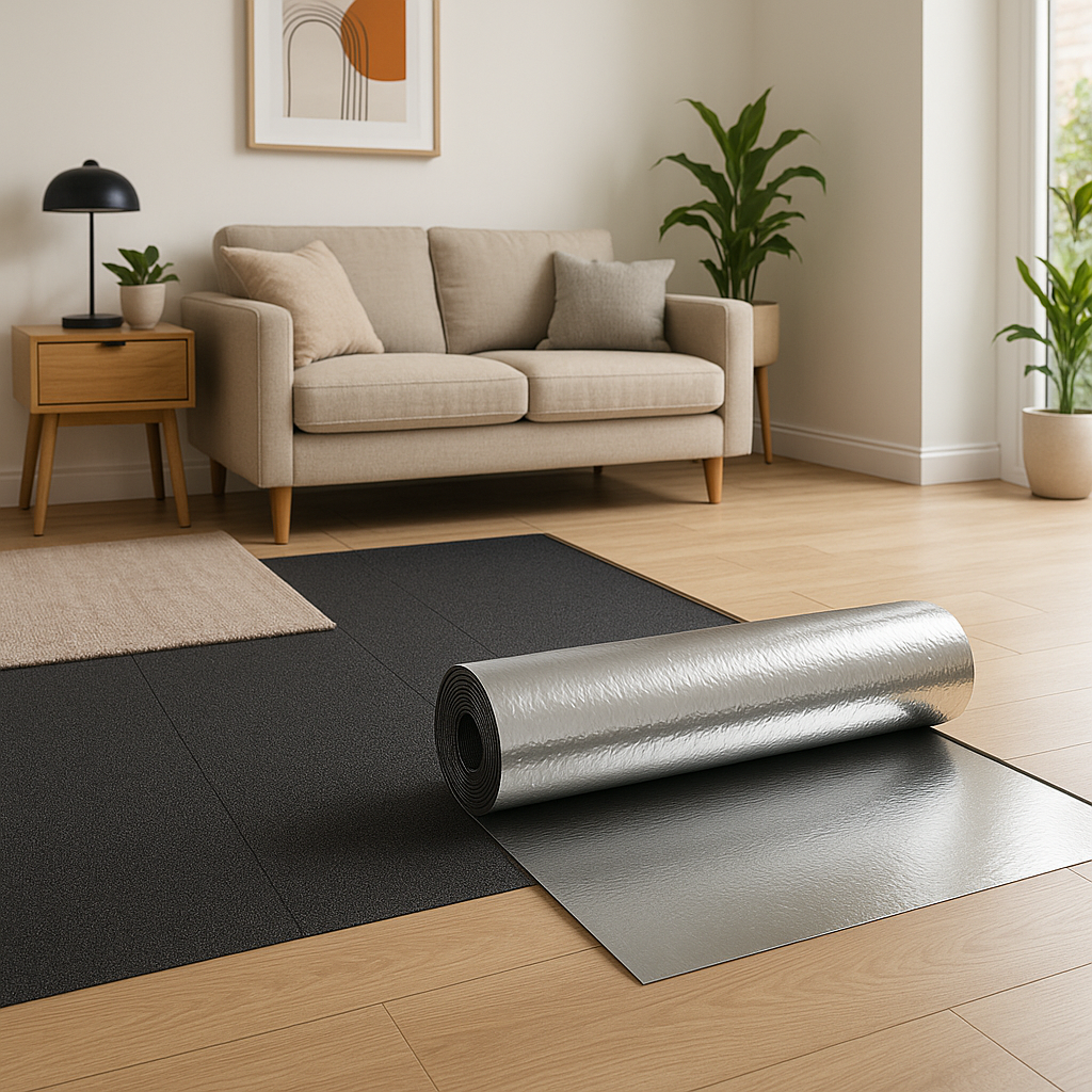 5mm Laminate & Real Wood Underlay Sheet in TimberTech Finish