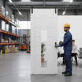 Premium Internal Sliding Door Set with Clear Glass Pane - Customizable Fit and Durable Solid Core Construction