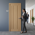 Premium Made-to-Measure Oak Internal Unfinished FD30 Fire Door with 30 Minutes Fire Resistance - Image 2
