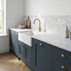 Marmo Bianco Rounded Edge Upstand 3000mm for Laminate Worktop