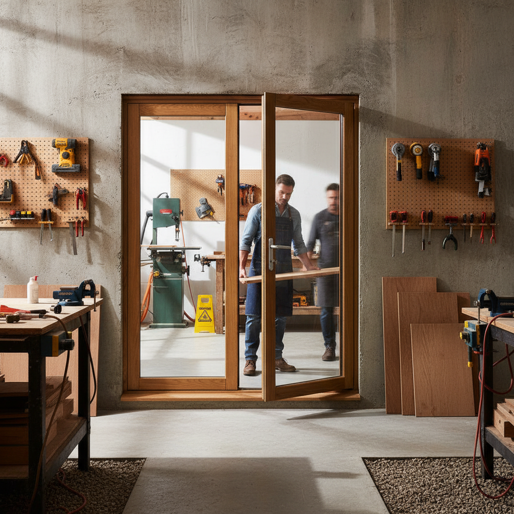 Premium 4ft Slimline External French Door Set with Double-Glazed Units and High Security Features