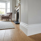 Ogee Architrave 2.1m White Primed Pack of 5, 75mm Wide