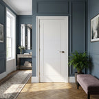Internal White Door, Primed Finish, Made-to-Measure, 3 Panel Design