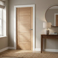 Internal Oak Door Made-to-Measure Unfinished 5 Panel Design