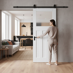 Premium Internal Sliding Door Set with Obscure Glass - 1930's Design, Versatile Panels, and Easy Installation - Image 2