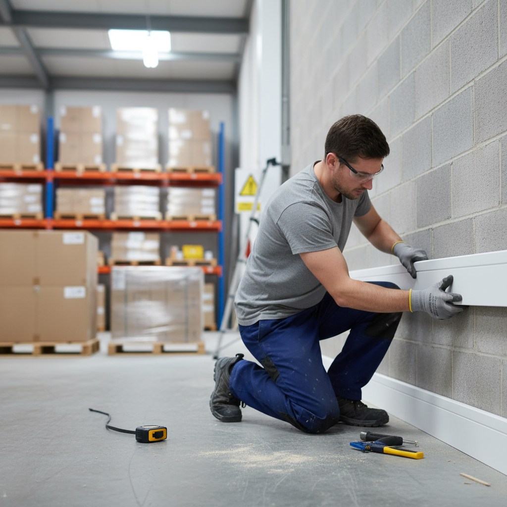 Premium White Primed 2.4m Grooved Shaker Skirting Board - Stylish Design for Elegant Interiors