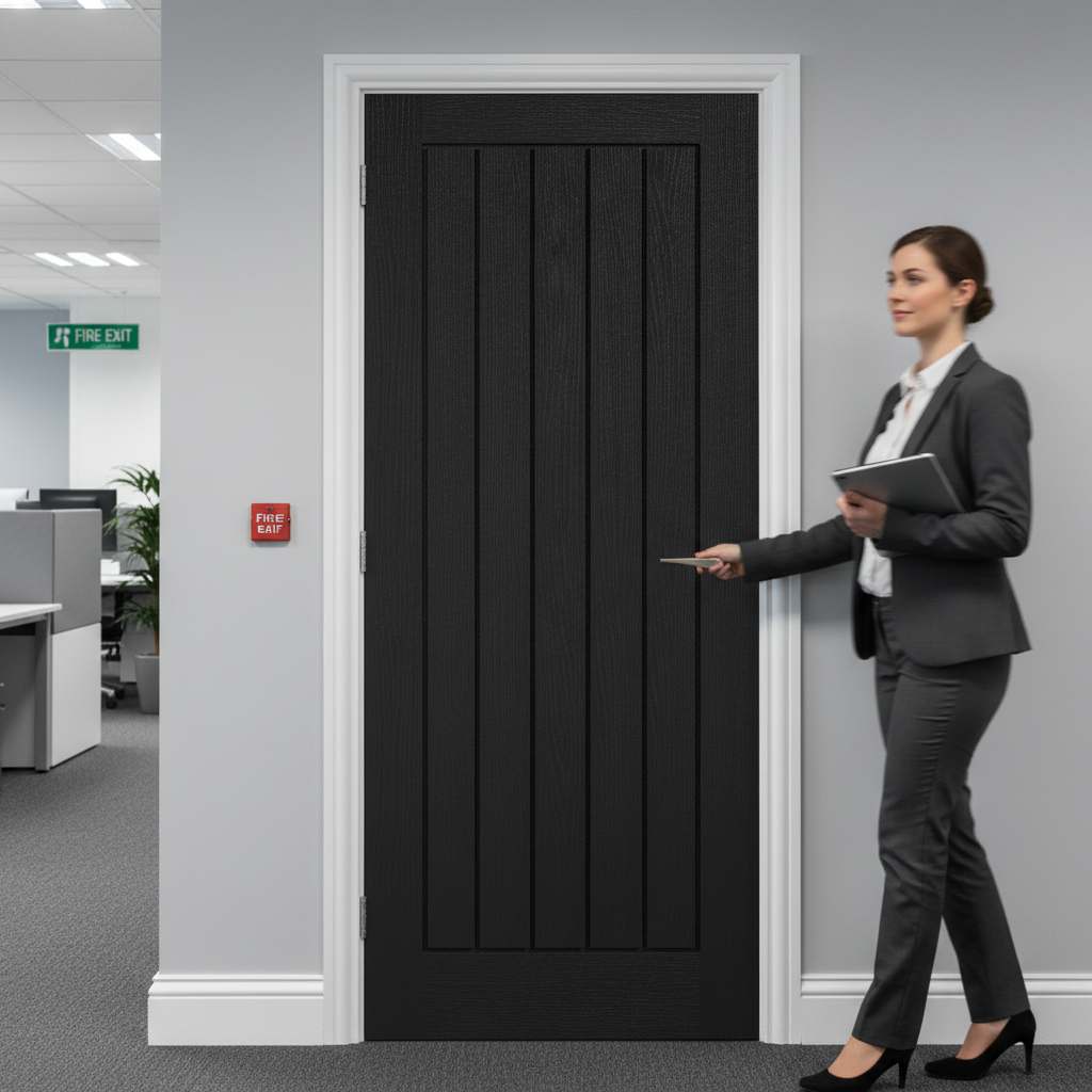 Premium Fully Finished Internal Fire Door with Contemporary Design and 30 Minutes Fire Rating