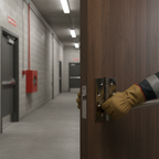 Premium 102mm Fire Rated Ball Bearing Hinge Pair - Zinc Alloy Black Nickel Finish for Consistent Door Aesthetics