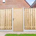 External Solid Pine Unfinished Framed Ledged Braced Gate