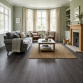 10mm Water-Resistant Grey Oak Laminate Flooring with 4V Bevel Edge