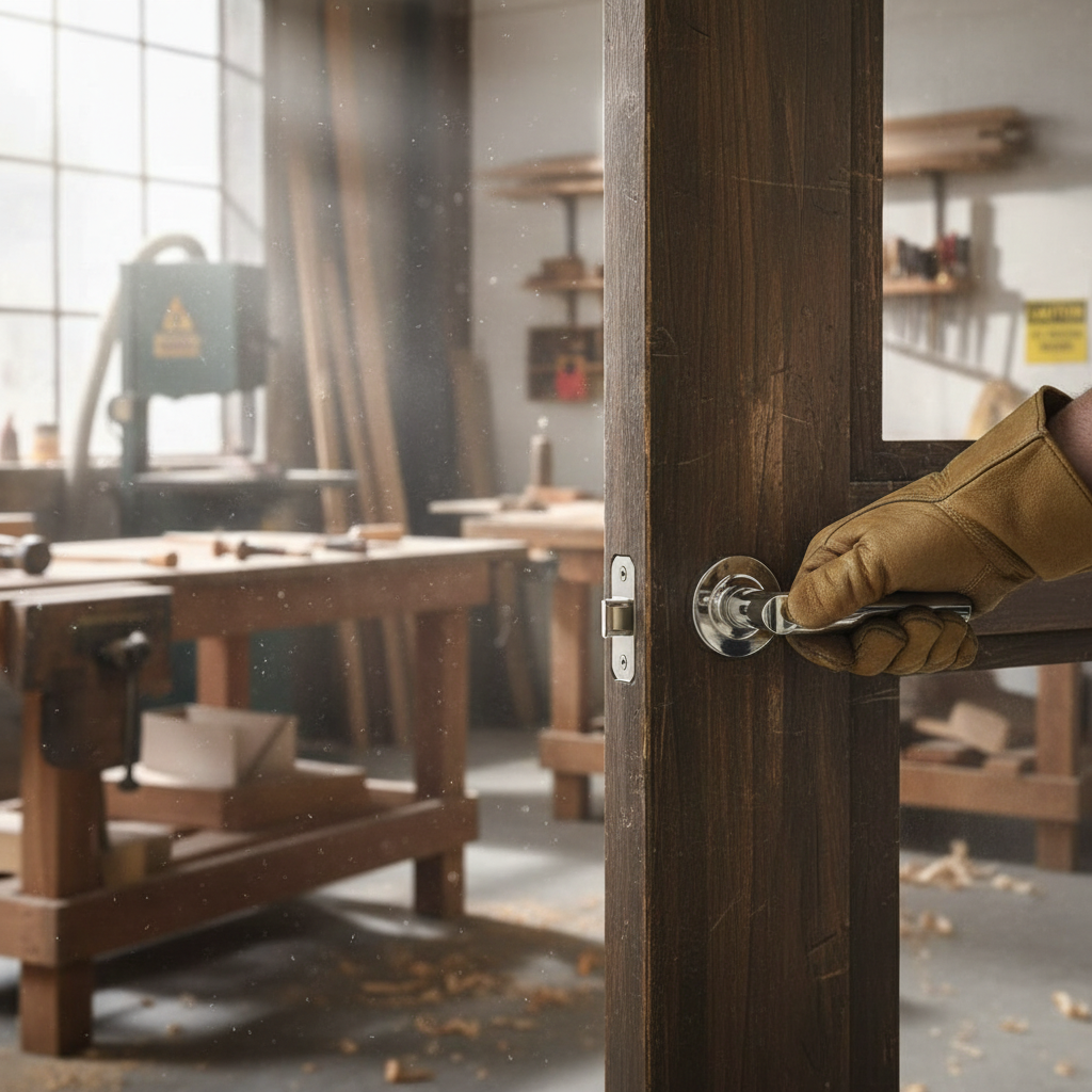 Premium Polished Chrome Door Handle - Stylish and Functional Addition for Modern and Traditional Interiors