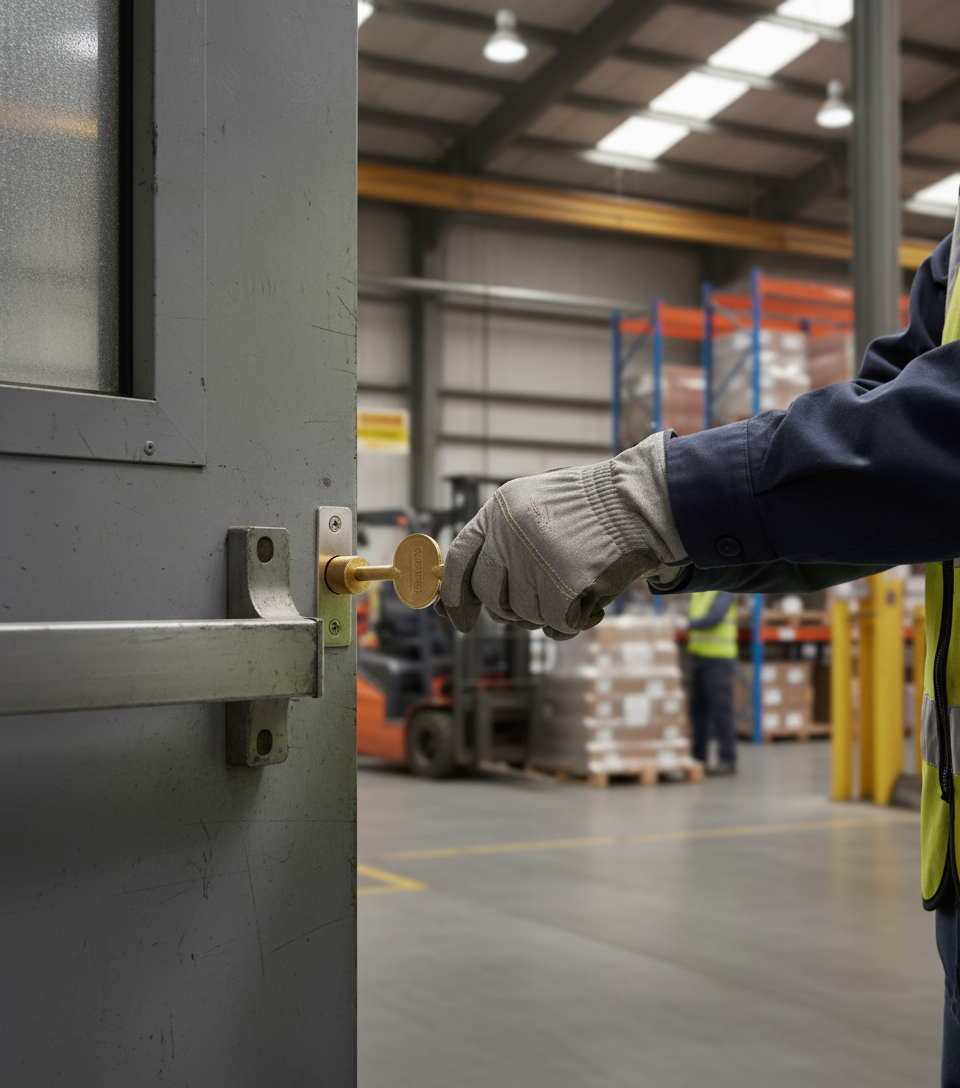 Premium 3" External Deadlock for 40mm to 54mm Thick Exterior Doors with 25-Year Mechanical Guarantee